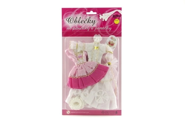 Oblečky pro panenky s doplňky - 2 kusy