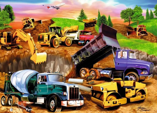 Puzzle Staveniště pro děti od Ravensburger