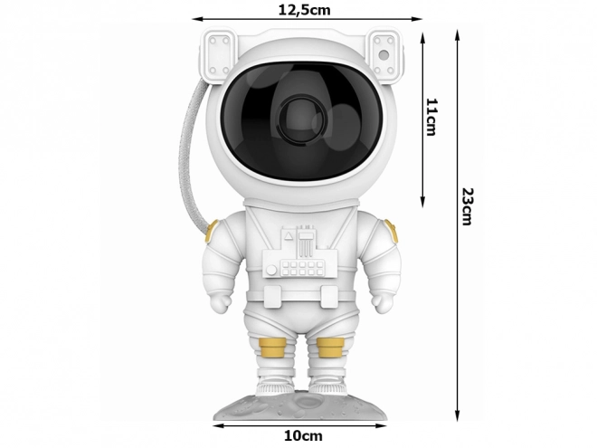Hvězdný projektor ve tvaru astronauta s dálkovým ovládáním