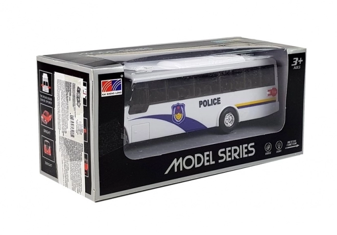 Model policejního autobusu Světla bílá