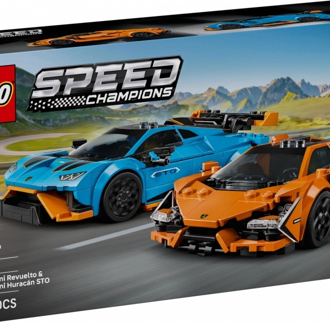 LEGO Speed Champions Lamborghini Revuelto a Huracán STO