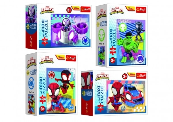 Minipuzzle Spidey a jeho úžasní přátelé