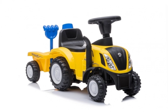Jezdící traktor žlutý