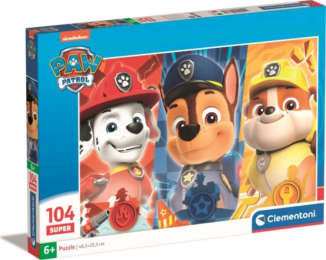Puzzle 104 prvků Psí hlídka (Paw Patrol)