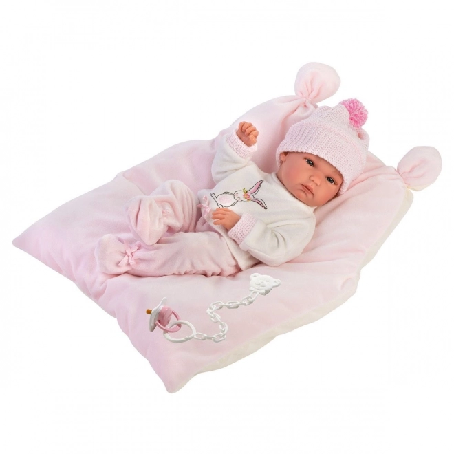 Llorens New Born holčička na dečce 35 cm
