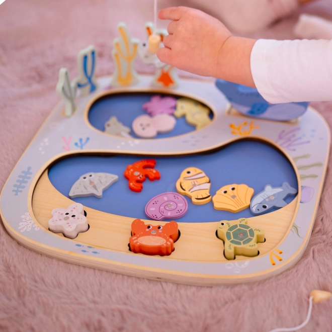 Rybolovná hračka Tooky Toy Montessori