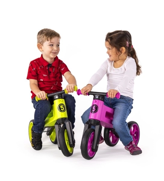 Dětské odrážedlo Funny Wheels Rider SuperSport 2v1 – Bílo-oranžové