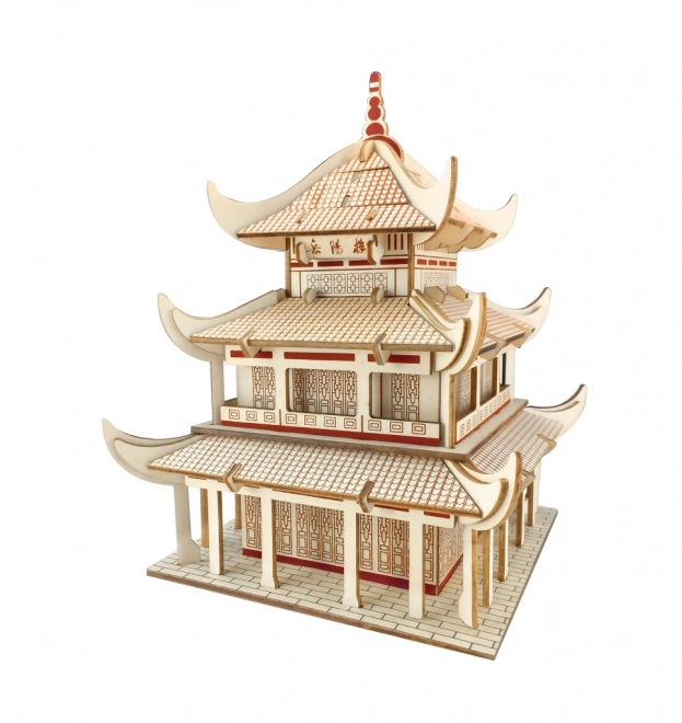 Dřevěné 3D puzzle Yueyang Tower