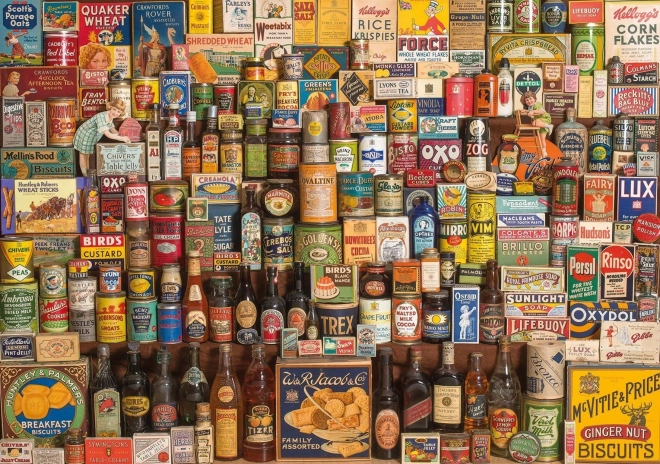 GIBSONS Puzzle Značky, které vybudovaly Británii 1000 dílků