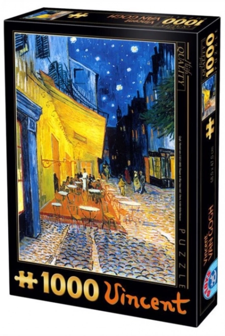 Puzzle Terasa kavárny v noci od Vincenta van Gogha - 1000 dílků