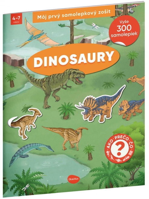 Můj první samolepkový zošit – Dinosauři