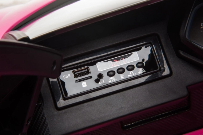 Lamborghini SIAN dětské auto na baterii s ovladačem – Růžové