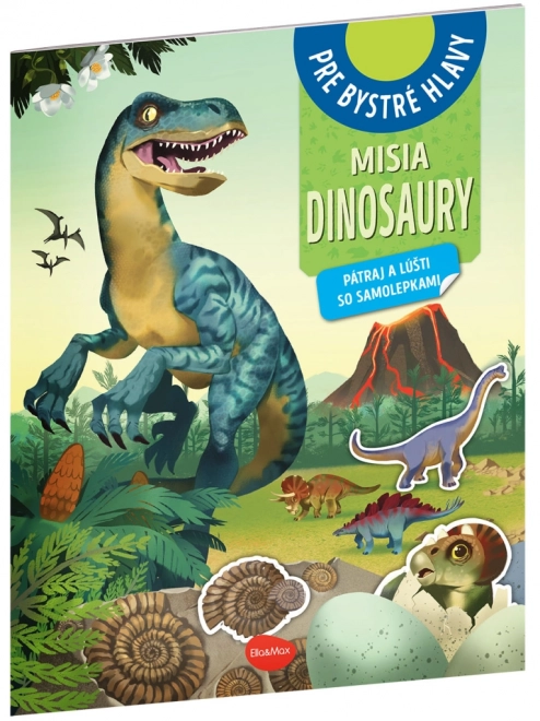 Misia Dinosauři – Pátraj a lušti se samolepkami