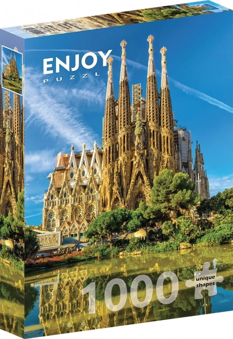 Puzzle Bazilika Sagrada Familia, Barcelona 1000 dílků