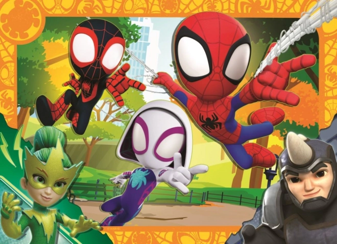 Ravensburger puzzle Spidey a jeho úžasní přátelé 4x42 dílků