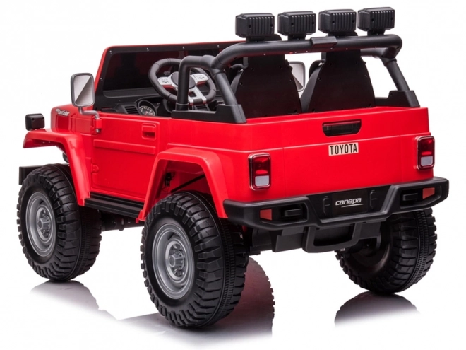 Dětské elektrické auto Toyota Land Cruiser – Červená