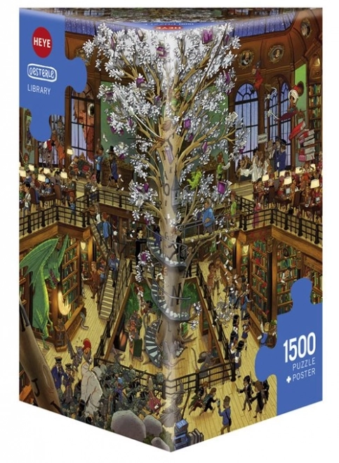 HEYE Puzzle Knihovna 1500 dílků