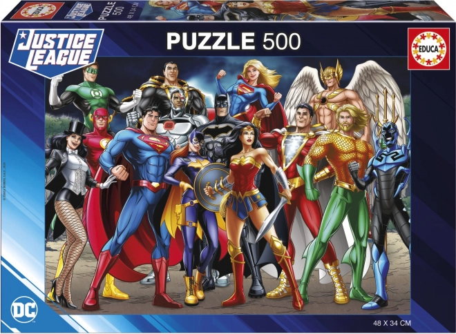 EDUCA Puzzle Liga spravedlnosti 500 dílků