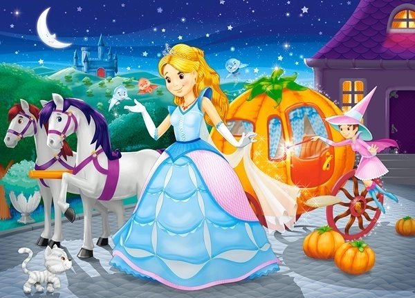 Cinderella puzzle 60 kusů