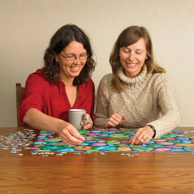 Puzzle Malované kameny Severozápadu od Cobble Hill, 1000 dílků