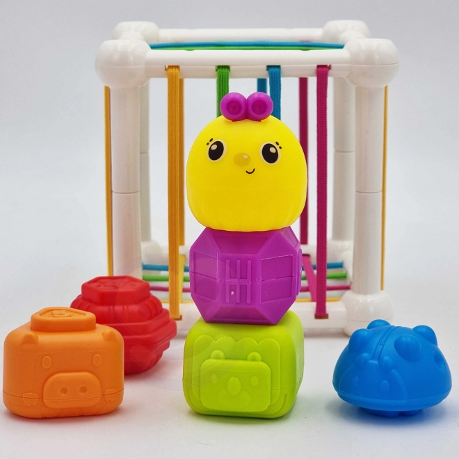 Elastická senzorická kostka WOOPIE pro děti se zvířátky