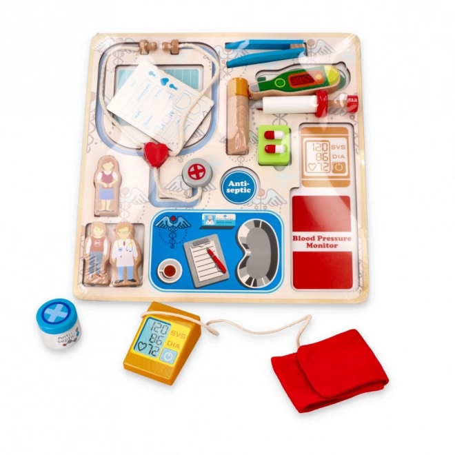 Bino Vkládací puzzle organizér lékaře
