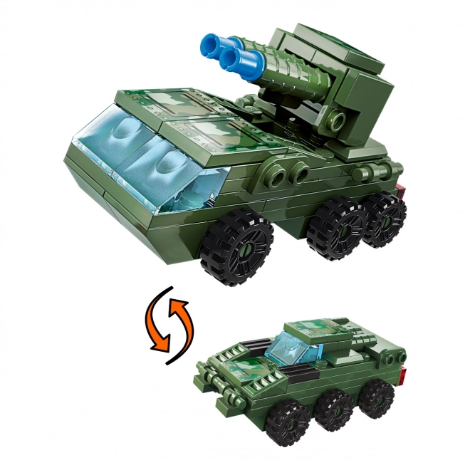 Stavebnice Qman War-Spirit Kolový Tank