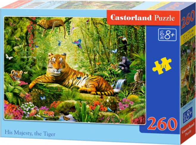 CASTORLAND Puzzle Tygří veličenstvo 260 dílků
