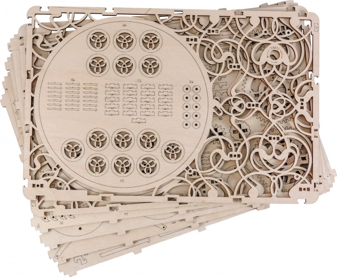 Mechanický obraz - dřevěné 3D puzzle
