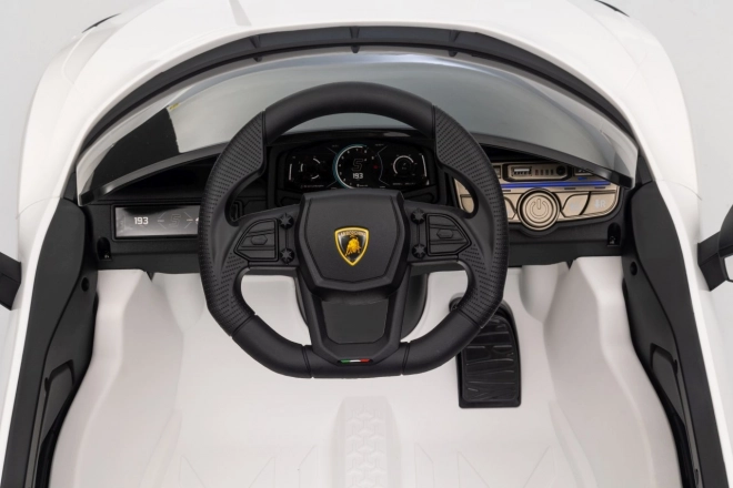 Dětský elektrický vůz Lamborghini Revuelto bílý