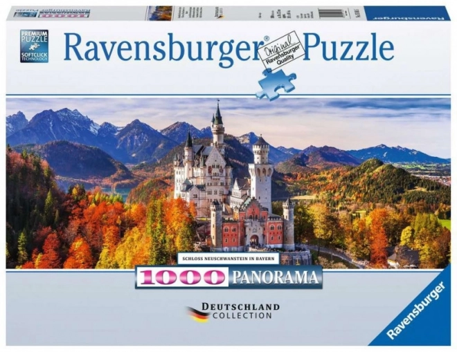 Ravensburger panoramatické puzzle zámek Neuschwanstein 1000 dílků