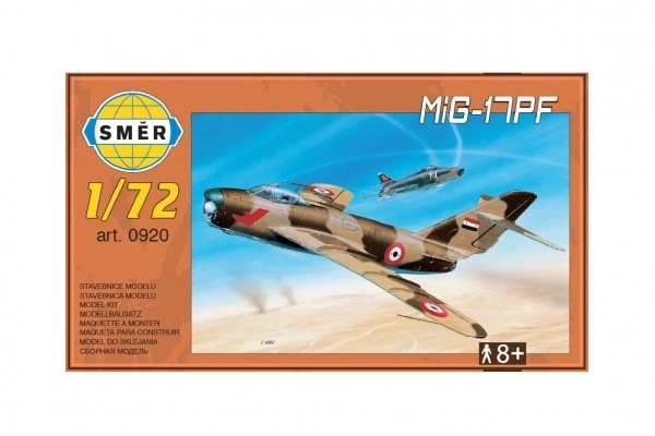 Model MiG-17PF 1:72 13,3x16,2cm v krabici 25x14x4cm