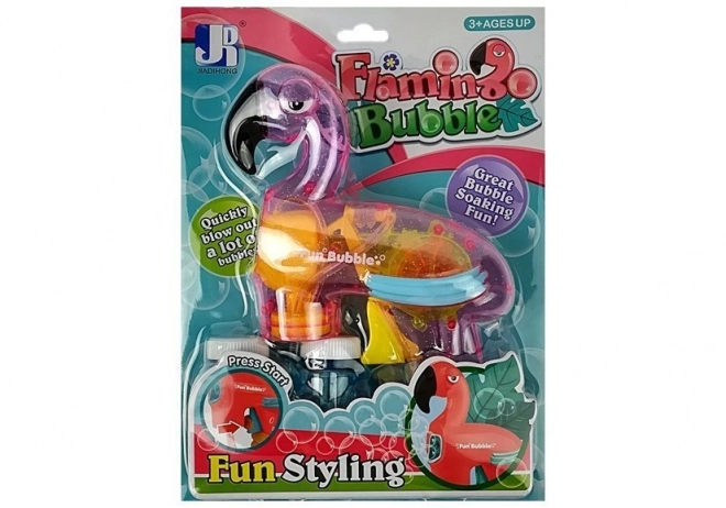 Pistole na bubliny Flamingo růžový