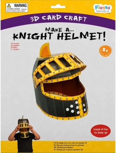 Kreativní sada 3D maska Přilba Fiesta Crafts