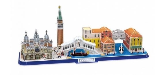 3D puzzle panorama Benátky - 126 dílků