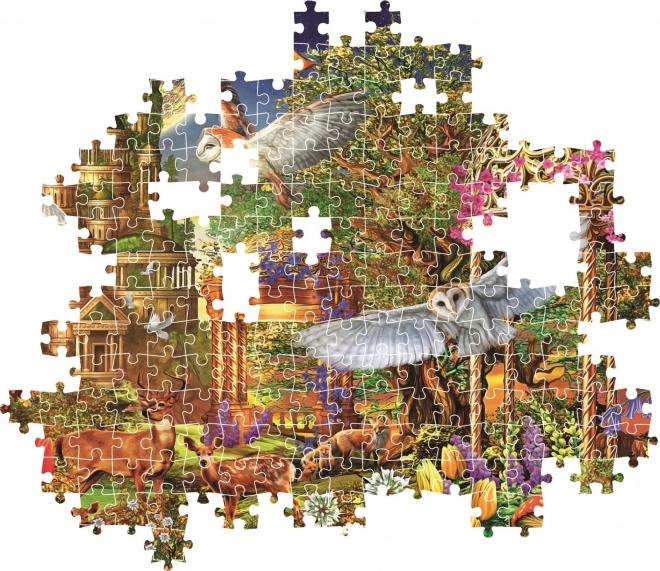 Puzzle 1500 dílků Woodland fantasy garden