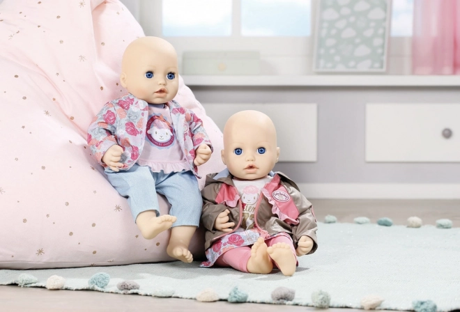 Baby Annabell cestovní šatník pro panenky tyrkysový