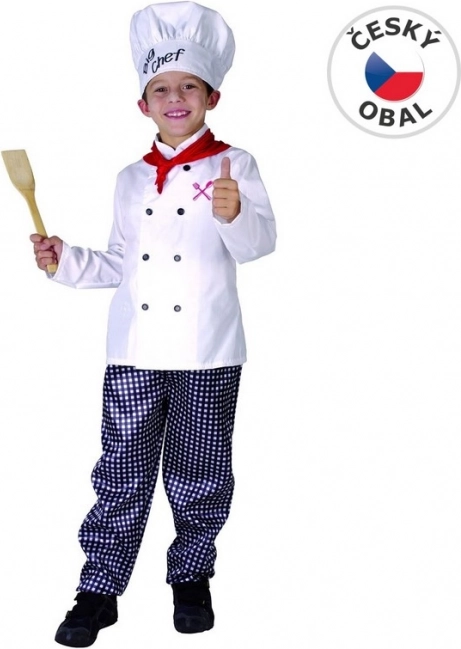 Šaty na karneval Kuchař 120-130 cm
