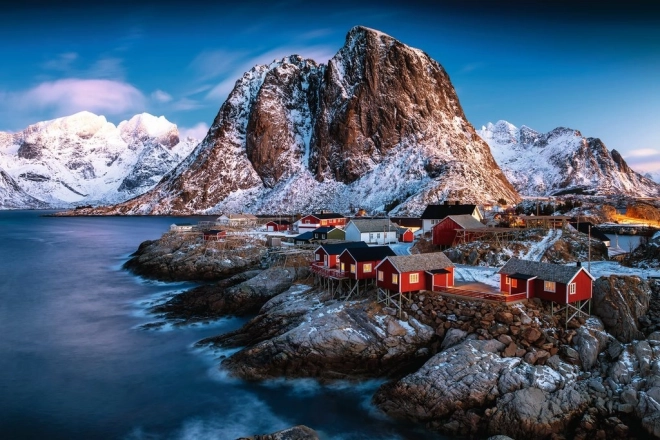 Puzzle 3000 dílků Hamnoy, Lofoty