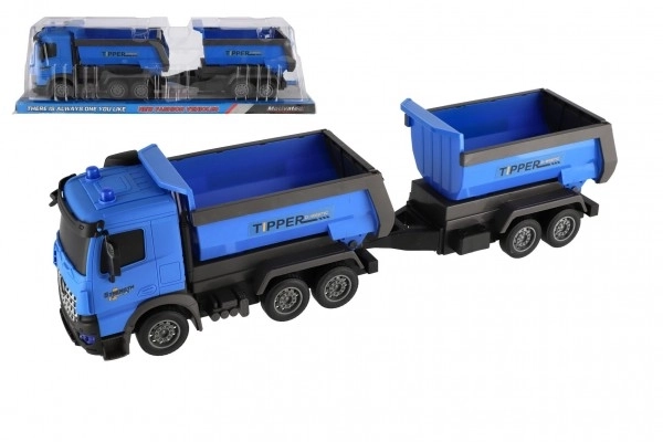 Nákladní auto s vlekem TIPPER plast 50cm