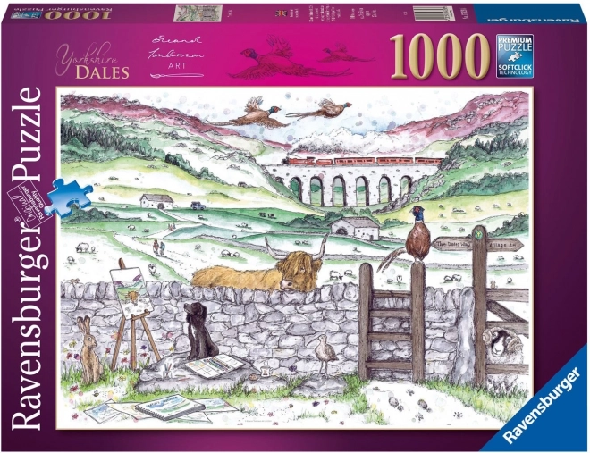 Ravensburger puzzle Život v Yorkshiru 1000 dílků