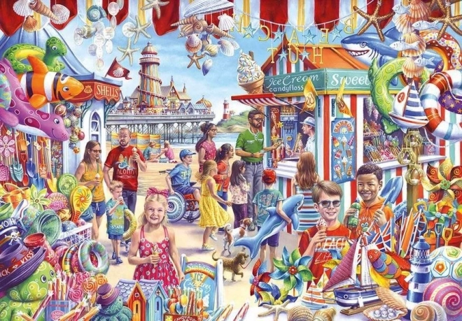 GIBSONS Puzzle Nákup suvenýrů u moře XL 250 dílků