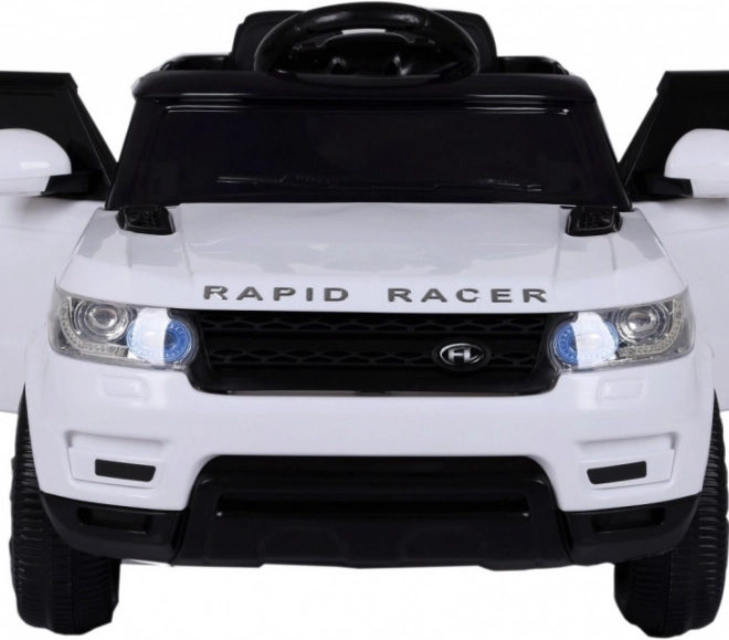 Elektrické autíčko Land Rapid Racer – Bílé
