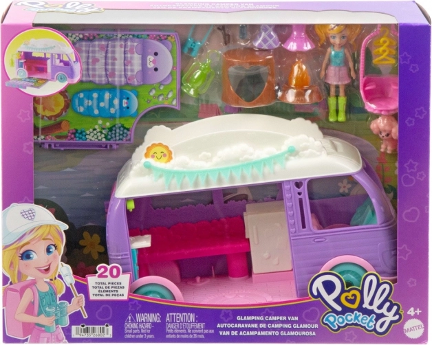 Polly Pocket Glampingový Van s Panenkou
