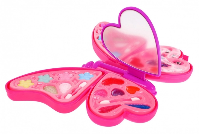Kosmetická sada Pink Butterfly pro děti 5+ Make-up + doplňky na vlasy a nehty