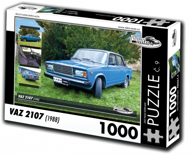 Puzzle Retro-Auta Vaz 2107 - 1000 dílků