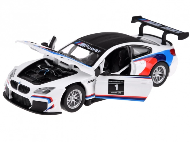 Kovový model sportovního auta BMW M6 GT3