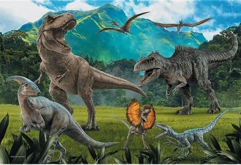 Puzzle dinosauři Jurassic Park 100 dílků