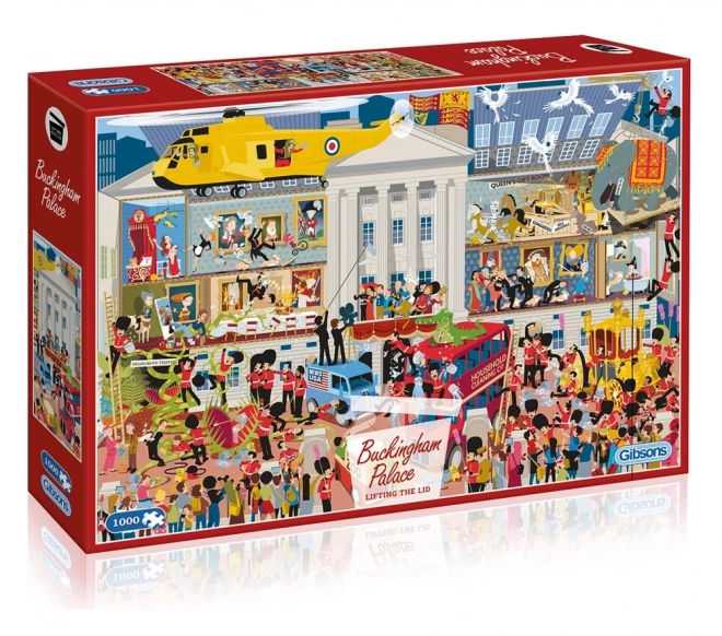GIBSONS Puzzle Buckinghamský palác - Pod pokličkou 1000 dílků