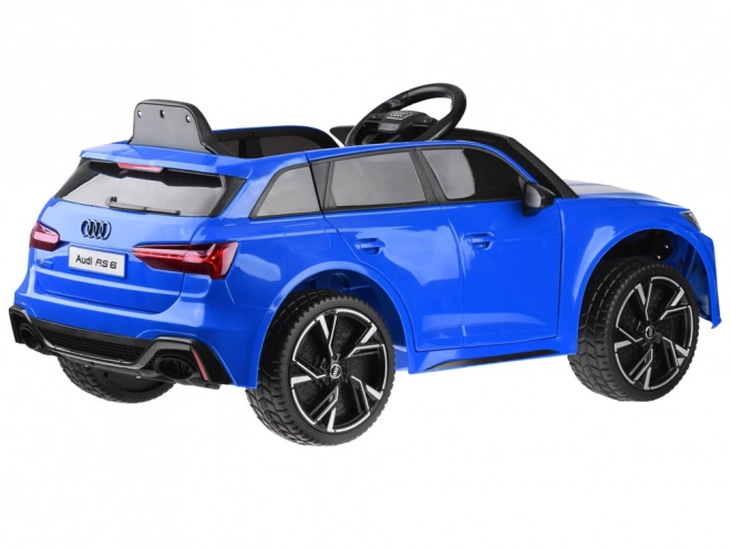 Elektrické autíčko Audi RS 6 pro děti – Modrá